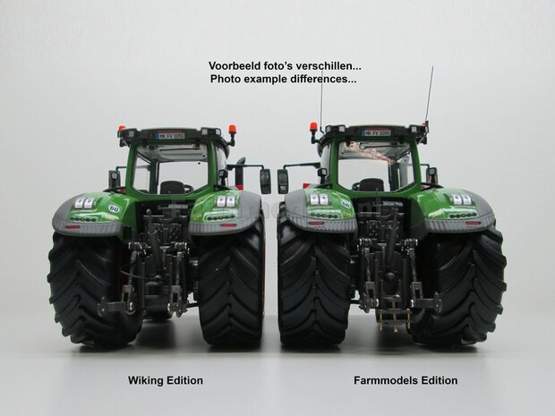 Complete Vredestein ombouw set L2 voor Fendt 1050 = velgen + eindvertragingen + spatborden + luchtsystemen, geschikt voor Fendt 1050 Wiking, 1:32