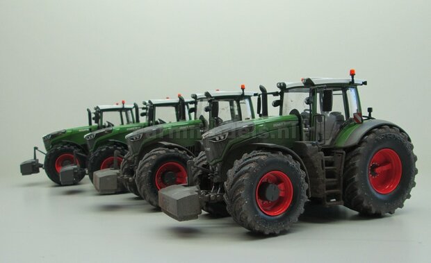 COMBI SET: FENDT 1050 Wiking: 2x &Oslash; 57.8 mm + 2x &Oslash; 71.9 mm BANDEN + WIELGEWICHTEN + SPATBORDEN + LUCHTSYST. + AFDEK KAP voor ombouw Fendt 1050 geschikt voor Fendt 1050 Wiking, 1:32