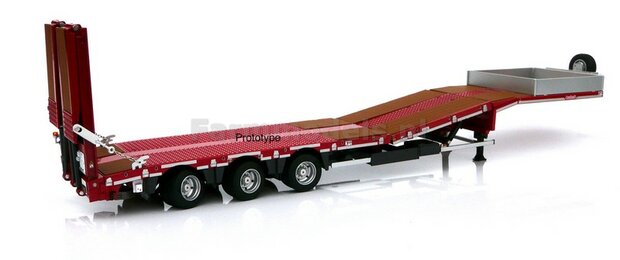 RED + WOOD Nooteboom semi lowloader 1:32 Marge Models MM1812-01