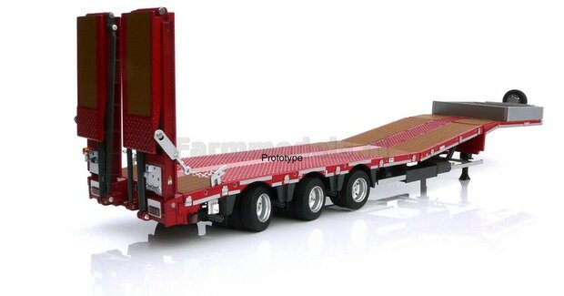 RED + WOOD Nooteboom semi lowloader 1:32 Marge Models MM1812-01