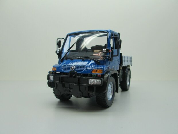 BLAUW Mercedes Benz Unimog U400 1:32 - Blue Versie   32380Cb         EXPECTED