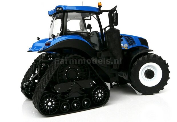 New Holland T8.435 BLUE SMART TRAX + Trelleborg, NH Half Track, zeer gedetaileerd, Marge Models, 1:32 NB2B  MM1803  SUPERSALE