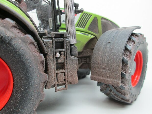 VOORBEELD FOTOS Rebuilt &amp; Dirty Claas Axion 950 VREDESTEIN + STOFLOOK 1:32 Wiking WK77314-RD