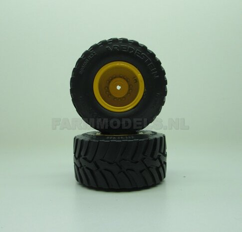 Vredestein Flotation Trac 800/60 R32, &Oslash; 54.5 x 27 mm banden + velgen geschikt voor NH W 190 Shovel