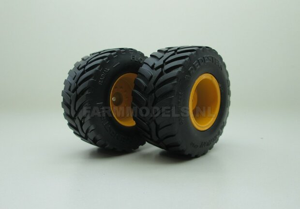 Vredestein Flotation Trac 800/60 R32, &Oslash; 54.5 x 27 mm banden + velgen geschikt voor NH W 190 Shovel