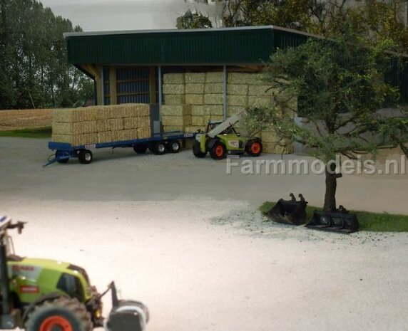 429. Op- en overslag hooi bij Loonbedrijf Voncken met Claas Verrijker