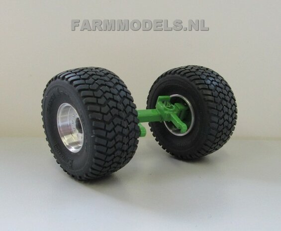  Aluminium velgen (Vredo High Speed) smal + Michelin Cargo X Bib 850/50 R30.5 banden, C 1:32