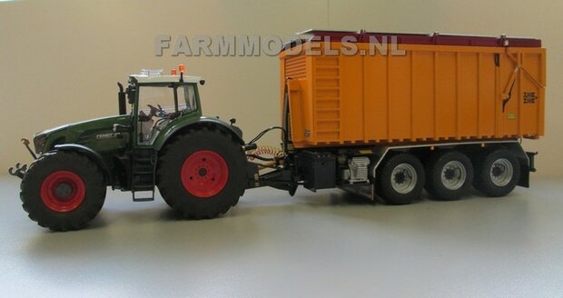 602. Fendt 936 met Veenhuis Carrier + puincontainer + Silage bak