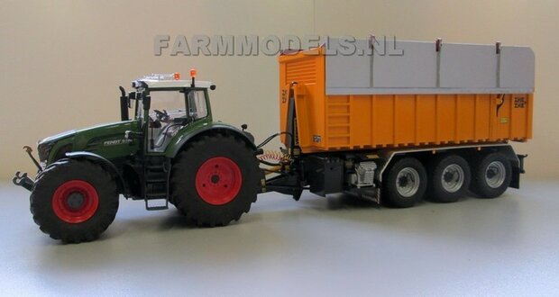 602. Fendt 936 met Veenhuis Carrier + puincontainer + Silage bak