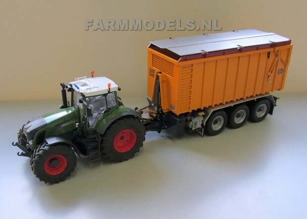 602. Fendt 936 met Veenhuis Carrier + puincontainer + Silage bak