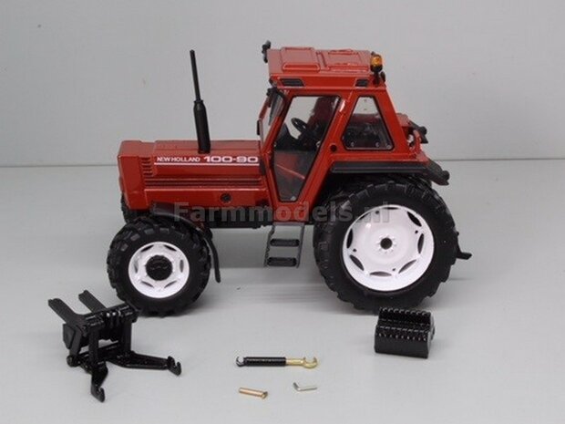 New Holland 100-90 + frontgewicht &amp; fronthef 1:32 Replicagri REP197    