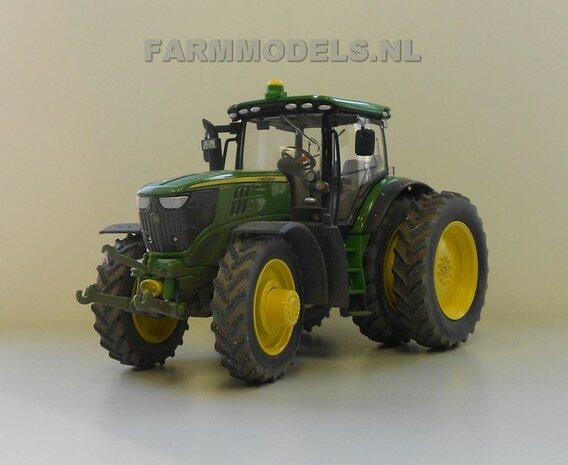 327. John Deere 6210R rondom op smal spoor