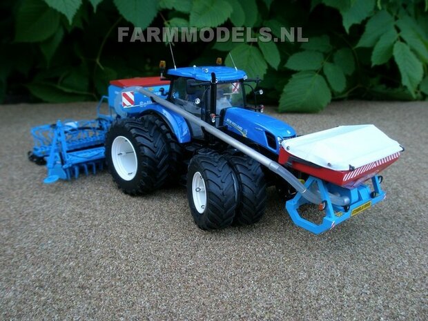 549. New Holland T7.270 dubbellucht met Monosem en Lemken zaaicombinatie