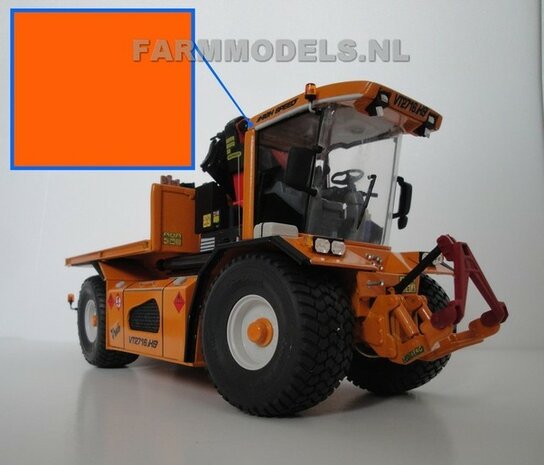 KOMMUNAL/ Wegenbouw ORANJE Spuitbus/ Spraypaint - Farmmodels series = Industrie lak, 400ml. spuitbusverf, ook voor schaal 1:1 zeer geschikt!!