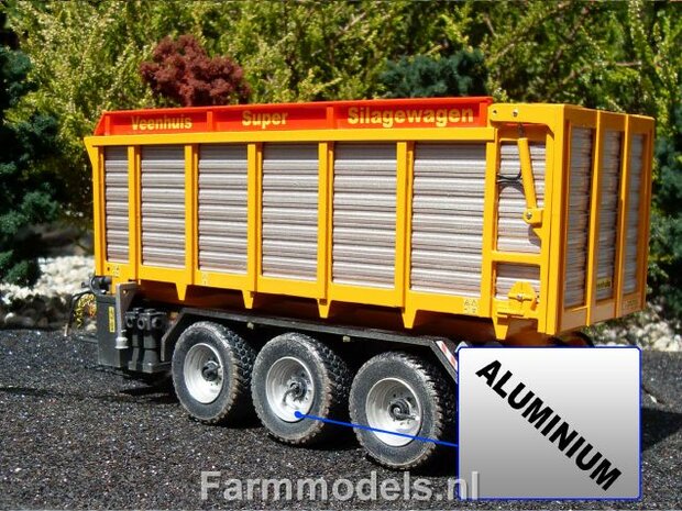 VMR Veenhuis ALUMINIUM GLANS look Plaatwerk Spuitbus / Spraypaint - Farmmodels series = Industrie lak, 400ml. ook voor schaal 1:1 zeer geschikt!!