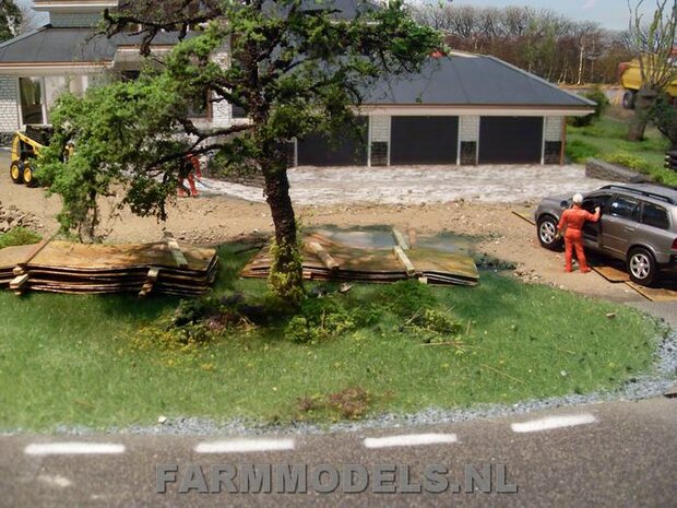 Fijn Zand / Gips Strooibaar, Terra /Grond inhoud 1/2 Liter 1:32 (05323)