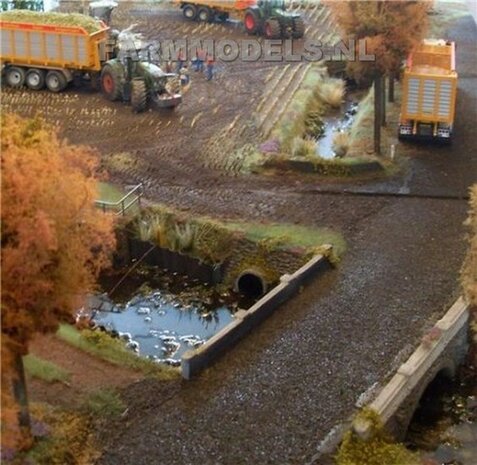 Fijn Zand / Gips Strooibaar, Terra /Grond inhoud 1/2 Liter 1:32 (05323)