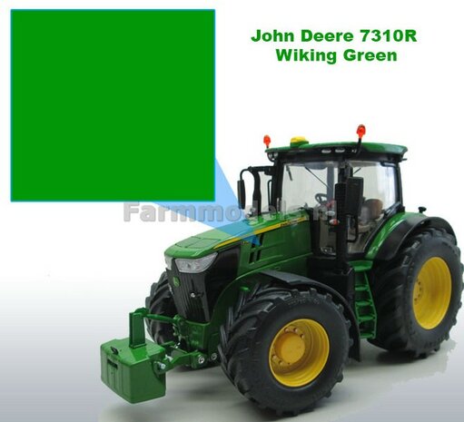 John Deere 7310R GROEN (WIKING) Farmmodels series Spuitbus / Spraypaint - Farmmodels series = Industrie lak, 400ml. ook voor schaal 1:1                          