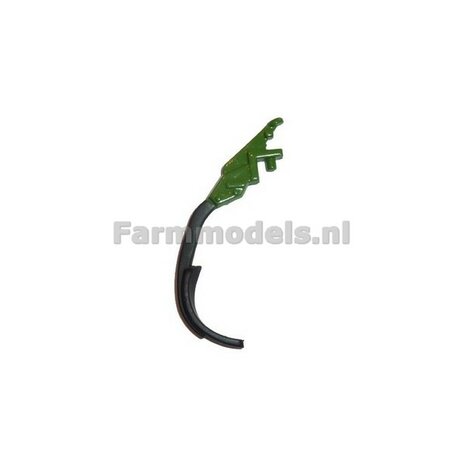 10x Cultivator tanden / Sporen lichters groot, Amazone Groen / zwart kunststof 1:32  9040                      