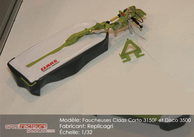 Claas Disco 3500 achterhef maaier 1:32 Replicagri REP034        PRE-ORDER