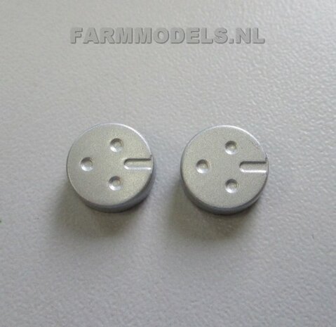 2x eindkap &Oslash; 9.8 mm voorasvelgen   1:32