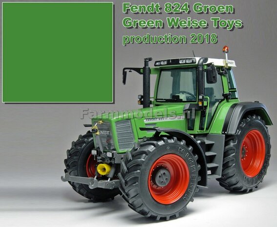 Fendt 824 WEISETOYS GROEN - Farmmodels series Spuitbus / Spraypaint - Farmmodels series = Industrie lak, 400ml. ook voor schaal 1:1 zeer geschikt                