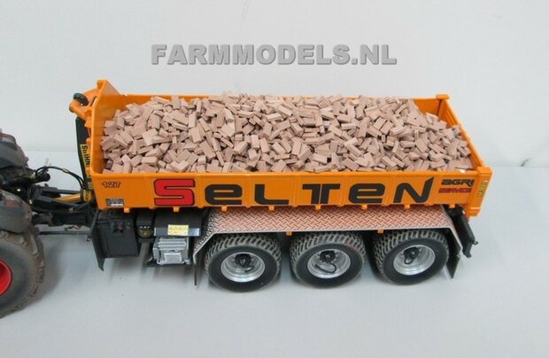 1000x baksteen Licht Terracotta 1:32 (23059) Juweela