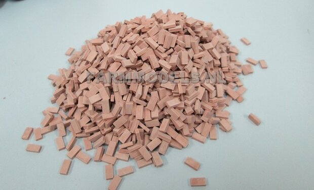 1000x baksteen medium Terracotta 1:32 (23064) Juweela 