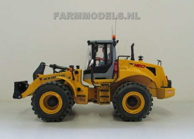 920. New Holland shovel, schaal 1:32, brede banden, snel wissel, Full Option