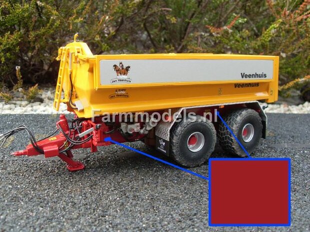 Jan Veenhuis DONKER ROOD - Farmmodels series Spuitbus / Spraypaint - Farmmodels series = Industrie lak, 400ml. ook voor schaal 1:1 zeer geschikt!!