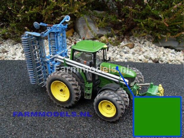 John Deere GROEN (o.a. 7430/6930) Spuitbus / Spraypaint - Farmmodels series = Industrie lak, 400ml. ook voor schaal 1:1 zeer geschikt!!  