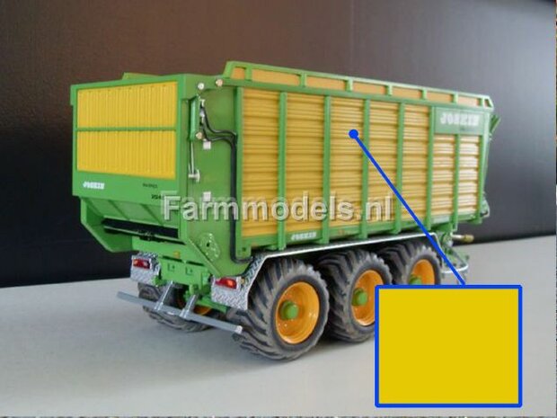 Joskin GEEL Spuitbus / Spray paint - Farmmodels series = Industrie lak, 400ml. ook voor schaal 1:1 zeer geschikt!!