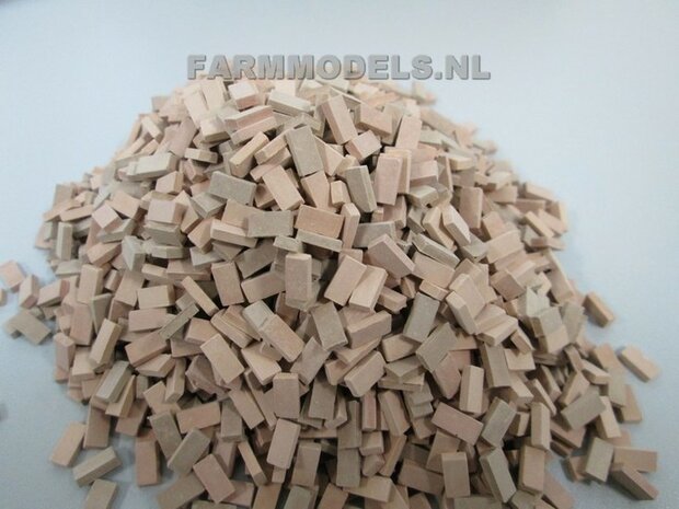 1000x baksteen Terracotta mix 1:32 (23074) Juweela 