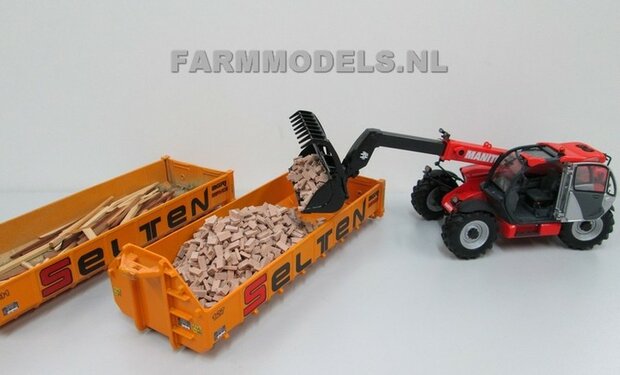 500x baksteen Rood Mix 1:32 (23033) Juweela