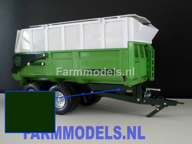 Miedema DONKER GROEN (Chassis kleur) - Farmmodels series Spuitbus / Spraypaint - Farmmodels series = Industrie lak, 400ml. ook voor schaal 1:1 zeer geschikt!!