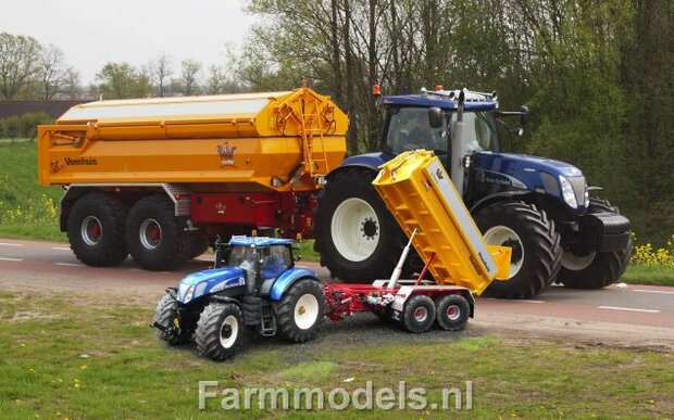 557. Jan Veenhuis JVZK 23000 zandkieper met afdek kleppen  (Nieuwe Prijzen)