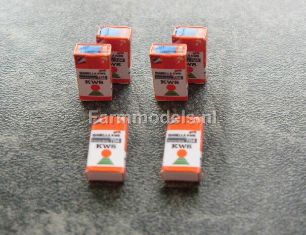Bietenzaadpakken 6 stuks KWS Oranje verpakking 1:32