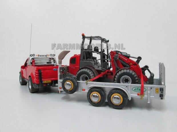 &Oslash; 28 mm: 2x Banden met profiel perfect voor o.a. Weidemann shovel  1:32   04286  