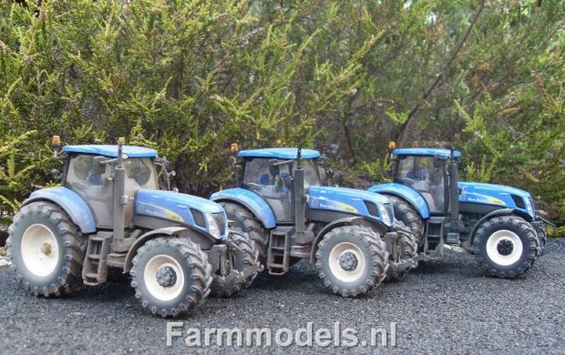 549. Loonbedrijf Ardjan van Liere met 3x New Holland T7070 (+ vervuilde look)