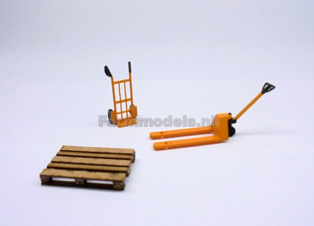 Bouwpakket Palletwagen lang, Farmmodels, 1:32 