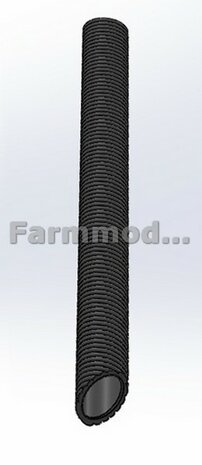 (Vredo) 10&quot; Zuigarm Slang, Zwart flexibel Rubber 1:32 Vredo VT7028 