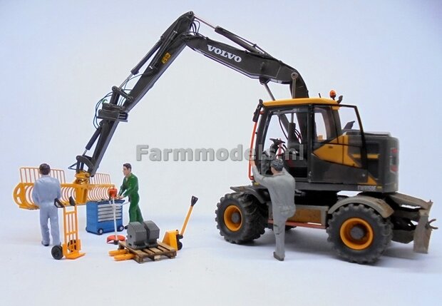 BOUWKIT: Verleng Giek t.b.v. S6/S60 (Volvo EWR150E) koppeling aan Maaikorf bouwkit  1:32 