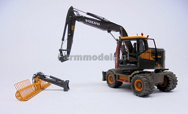 BOUWKIT: Verleng Giek t.b.v. S6/S60 (Volvo EWR150E) koppeling aan Maaikorf bouwkit  1:32 