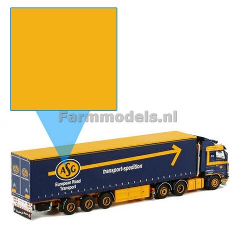 ASG GEEL Spuitbus / Spraypaint - Farmmodels series = Industrie lak, 400ml. ook voor schaal 1:1 zeer geschikt!! 