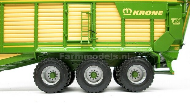VOORBEELD FOTO  Krone TX 560-D Silage Transportwagen met Liftas op Vredestein banden Farmmodels editie ROS, 1:32   EXAMPLE