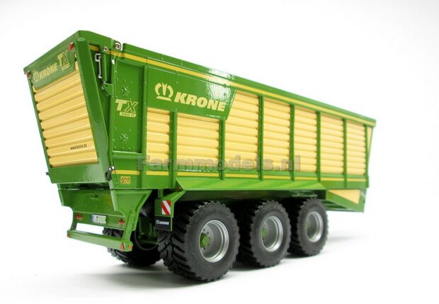 VOORBEELD FOTO  Krone TX 560-D Silage Transportwagen met Liftas op Vredestein banden Farmmodels editie ROS, 1:32   EXAMPLE