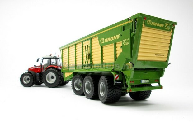 VOORBEELD FOTO  Krone TX 560-D Silage Transportwagen met Liftas op Vredestein banden Farmmodels editie ROS, 1:32   EXAMPLE