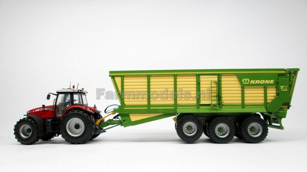 VOORBEELD FOTO  Krone TX 560-D Silage Transportwagen met Liftas op Vredestein banden Farmmodels editie ROS, 1:32   EXAMPLE