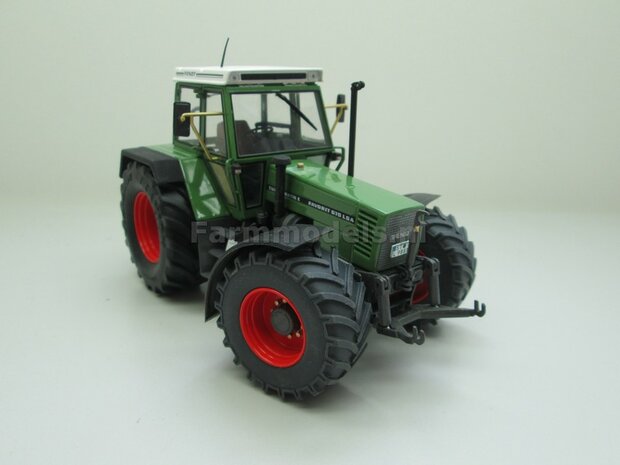 Aluminium vooras velgen Fendt 615 Blanc + brede vooras banden, geschikt voor Fendt 615 Weise Toys 1:32  