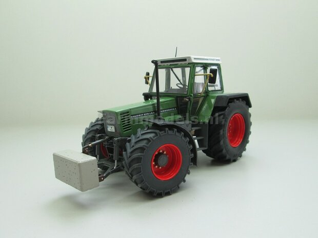 Aluminium vooras velgen Fendt 615 Blanc + brede vooras banden, geschikt voor Fendt 615 Weise Toys 1:32  